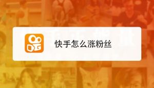快手怎么涨粉丝最快。这是我整理的一些观点,希望对你有用!-趣丸网